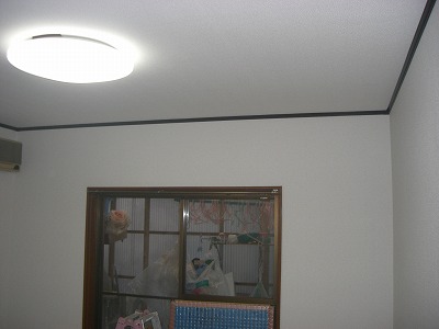 無地であっさりまとめました。