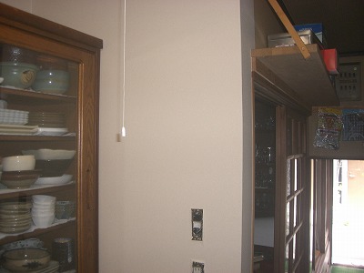 部分張替えなので、出来るだけ近い色を選びました。