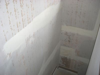 クロスめくり下地補修