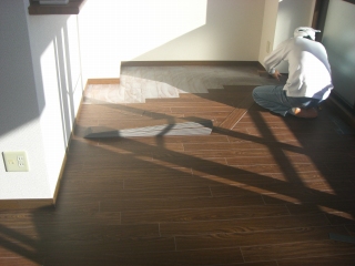 ＬDK一日で施工出来ました。