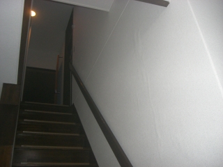 手すりも取り付け作業終了です。